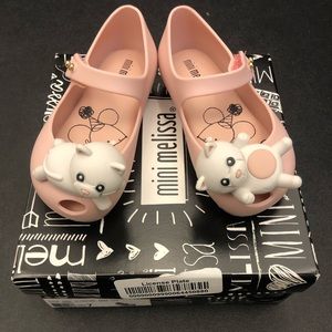 Mini Melissa kitty shoes